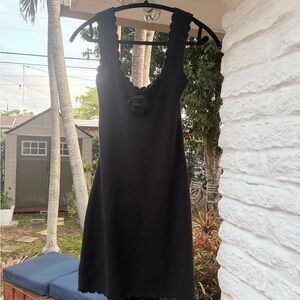 American Vintage Black Mini rose Dress small